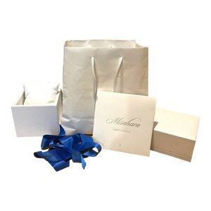 Misahara Carnet De Voyage Authentic Empty Jewelry Boxes Set Of 3 Bag Ribbon Gift